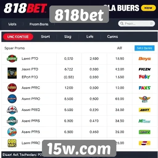 Promoções e bônus disponíveis no 818bet
